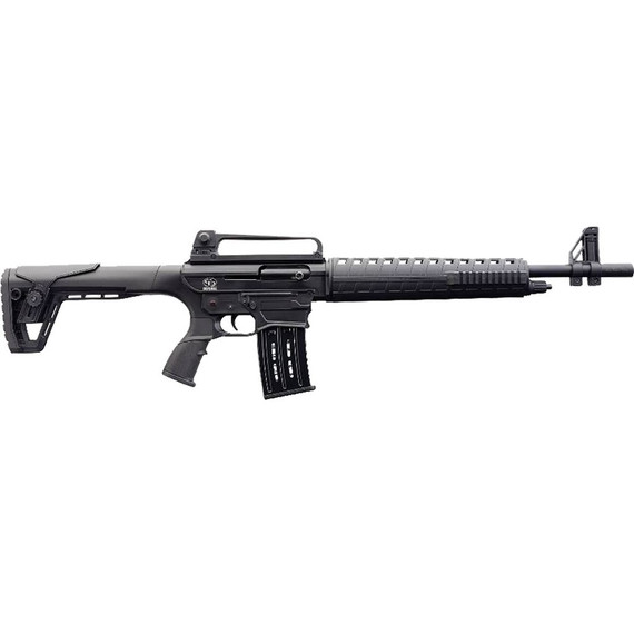 Charles Daly AR-12S Shotgun with Carry Handle 12 ga. 18.5 in. Black 5 rd. 3 in. 930.19