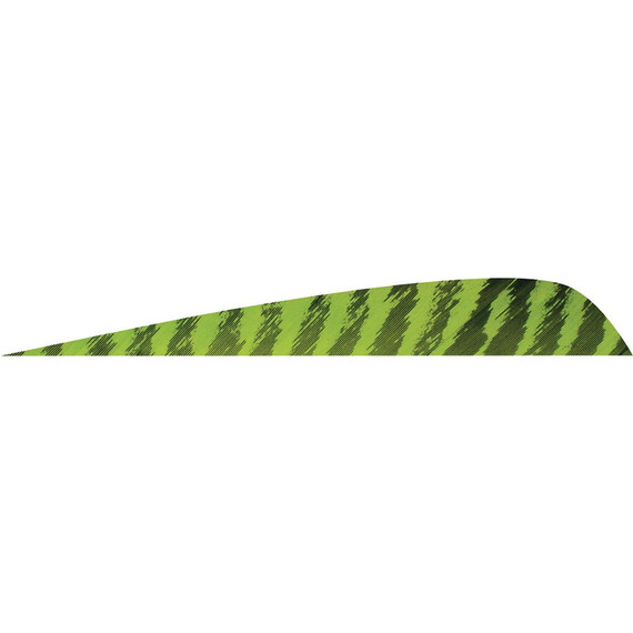 Gateway Parabolic Feathers Barred Chartreuse 4 in. LW 50 pk. 400LPBCH-50