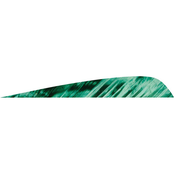 Gateway Parabolic Feathers Tre Green 4 in. LW 50 pk. 400LPTGN-50