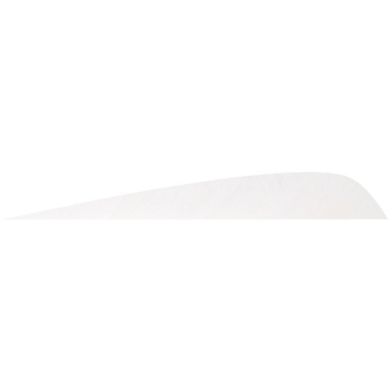 Gateway Parabolic Feathers White 5 in. RW 12 pk. 500RPSFW-12