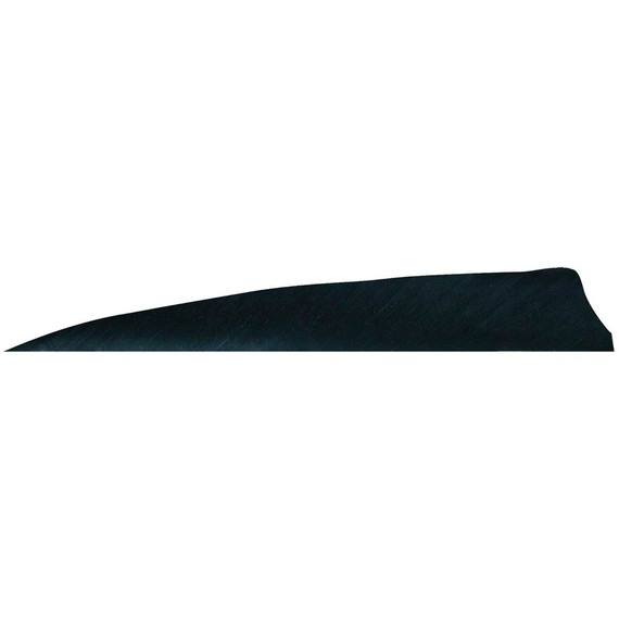 Gateway Shield Cut Feathers Black 4 in. RW 100 Pk. 400RSSBK-100