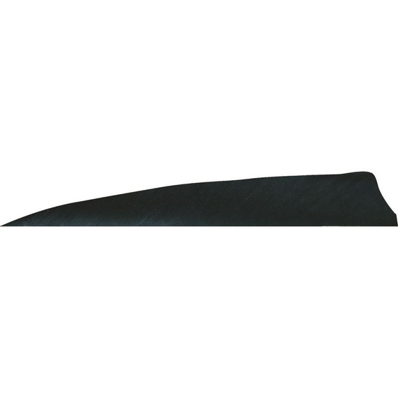 Gateway Shield Cut Feathers Black 4 in. RW 50 pk. 400RSSBK-50