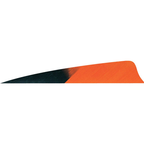 Gateway Shield Cut Feathers Kuru Tangerine 4 in. RW 50 pk. 400RSKTG-50