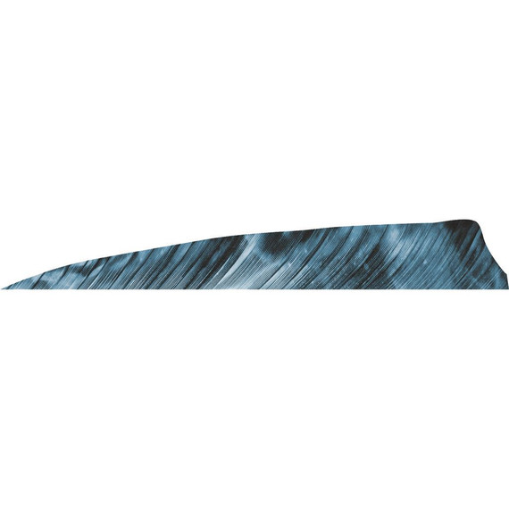 Gateway Shield Cut Feathers Tre Blue 4 in. LW 50 pk. 400LSTBL-50
