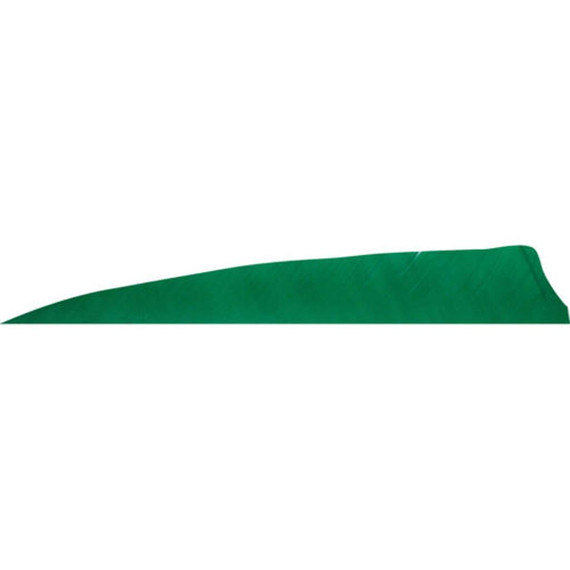 Gateway Shield Cut Feathers Tre Green 4 in. RW 50 pk. 400RSTGN-50