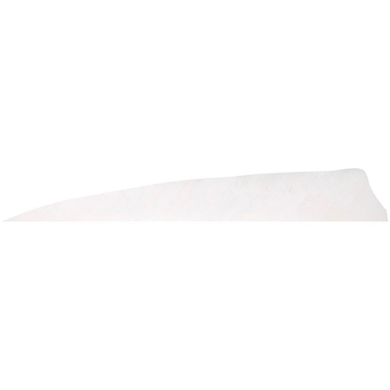 Gateway Shield Cut Feathers White 5 in. RW 100 Pk. 500RSSFW-100