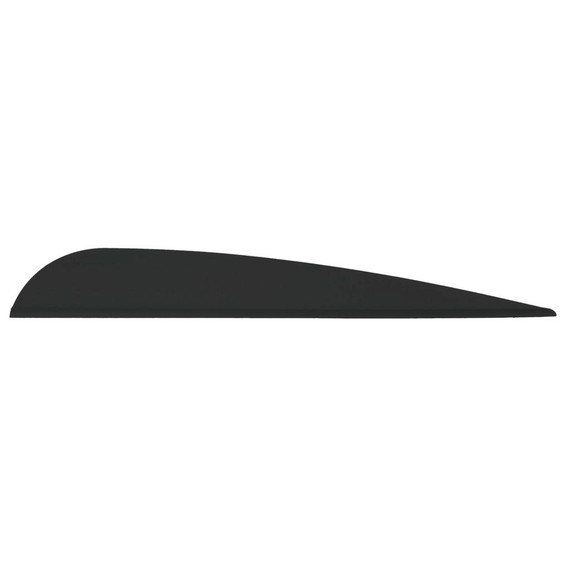 AAE Elite Plastifletch Vanes Black 3.875 in. 100 pk. EPA40BK100
