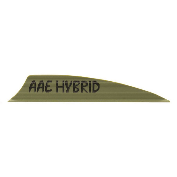 AAE Hybrid 2.0 Vanes OD Green 1.95 in. 100 pk. HY20ODG100