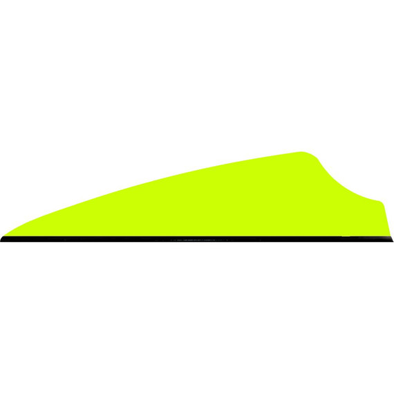 Q2i Fusion X-II SL Vanes Neon Yellow 1.75 in. 100 pk. Q20046