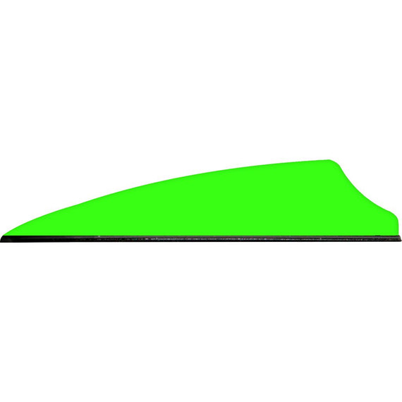 Q2i Fusion X-II Vanes Neon Green 2.5 in. 100 pk. Q06043