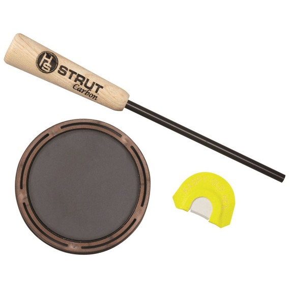 HS Strut Raspy Old Hen Slate Pot Call HS-STR-07010