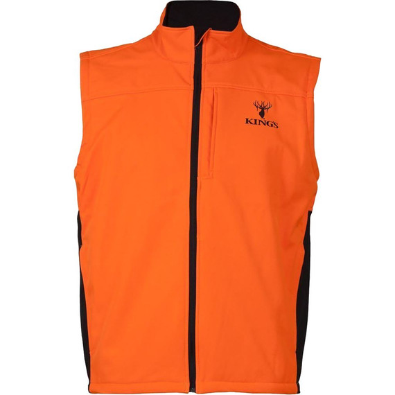 Kings Soft Shell Vest Blaze X-Large KBZ425-BZ/DS-XL