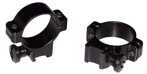 Burris 420071 Rimfire and Airgun Rings Black Gloss 1 in Medium