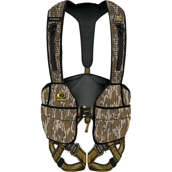 Hunter Safety System Hybrid Harness w/Elimishield Mossy Oak Bottomland Large/X-Large HYBRID-M-L/XL