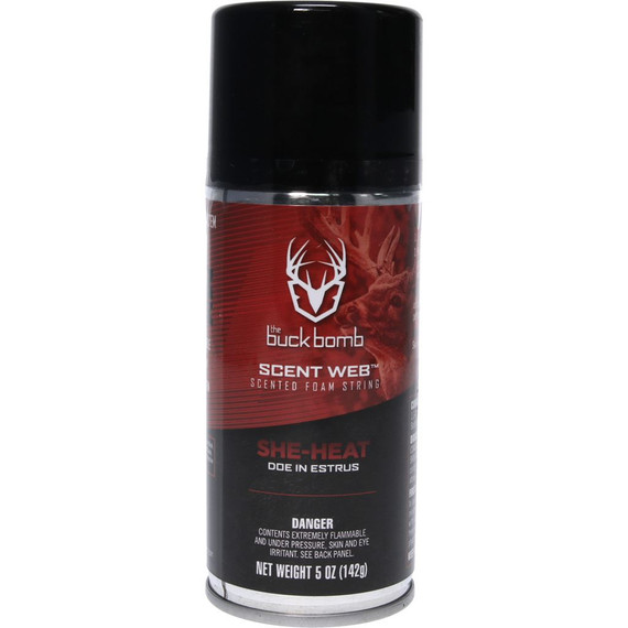 Hunters Specialties Scent Web Foam Spray She Heat Doe in Estrus HS-BB-SW-SHEHEAT