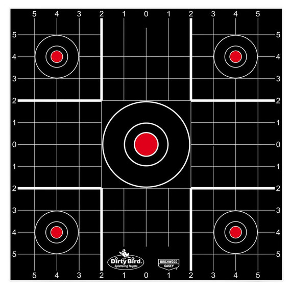 Birchwood Casey Dirty Bird Target Sight-In 12 in. 12 pk. BC-35212