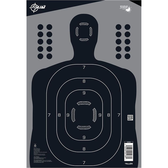 EzAim Splash Silhouette Adhesive Targets 13x18 100 pk. 15306