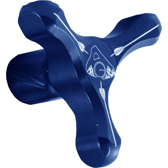 Axcel Achieve XP Tri-Star Knob Blue ACXP-TSK-BL