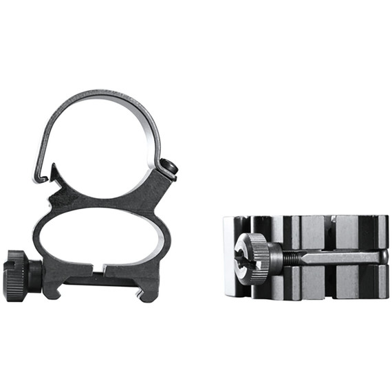 Weaver Mounts 49523 See-Thru Detachable Matte Black 1 in