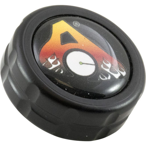 Axcel Stabilizer End Cap 0.3 oz. 1 in. Aluminum Black SEC0.3-1-BK
