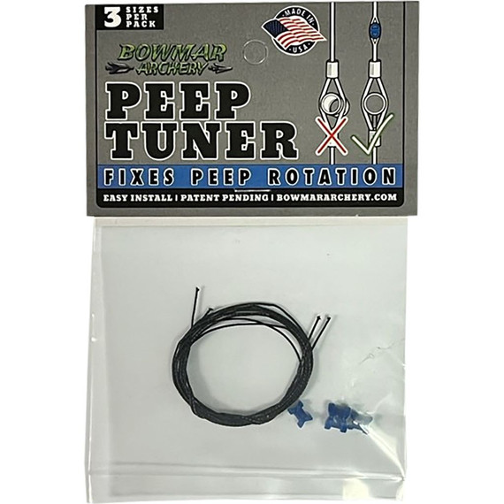 Bowmar Peep Tuner Blue PT-BLUE