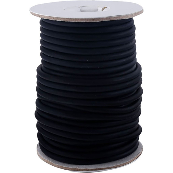 GWS Rubber Tubing 50 ft. Black 33709