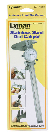 Lyman 7832212 Dail Caliper Multi-Caliber Stainless Steel