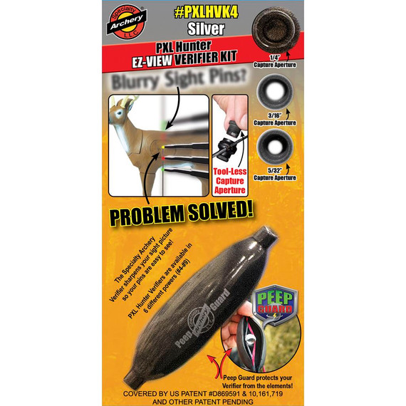Specialty Archery PXL Hunter EZ-View Verifier Kit No. 4 Silver PXLHVK4