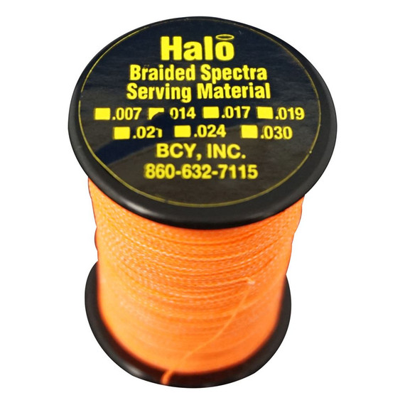 BCY Halo Serving Neon Orange .014 120 yds. xxx