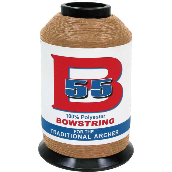 BCY B55 Bowstring Material Medium Brown/Tan 1/4 lb. xxx