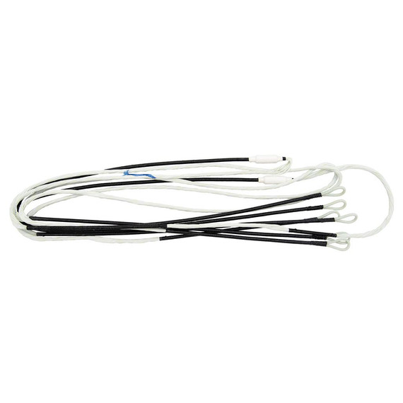 GAS Ghost XV String and Cable Set White w/ Black Serving Hoyt Invicta 37 SVX #2 GXVINV37SVX2