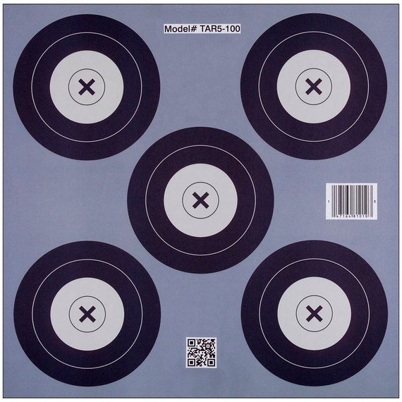 30-06 Paper Targets 5 Spot 100 pk. TAR5-100