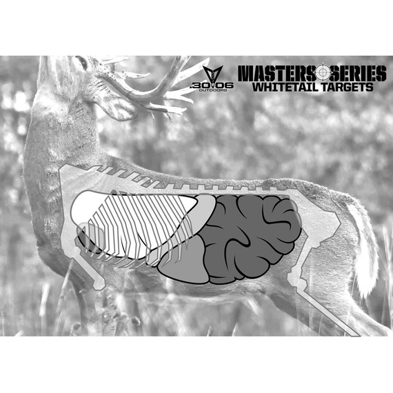 30-06 Whitetail Paper Target 5 pc. MSW21-1