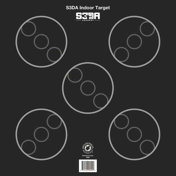 Maple Leaf S3DA 3D Target Face Black ASA 25 pk. S3DA-BLK-P