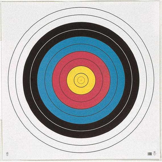 Maple Leaf Target Face FITA 10-Ring 60 cm. 25 pk. FT60