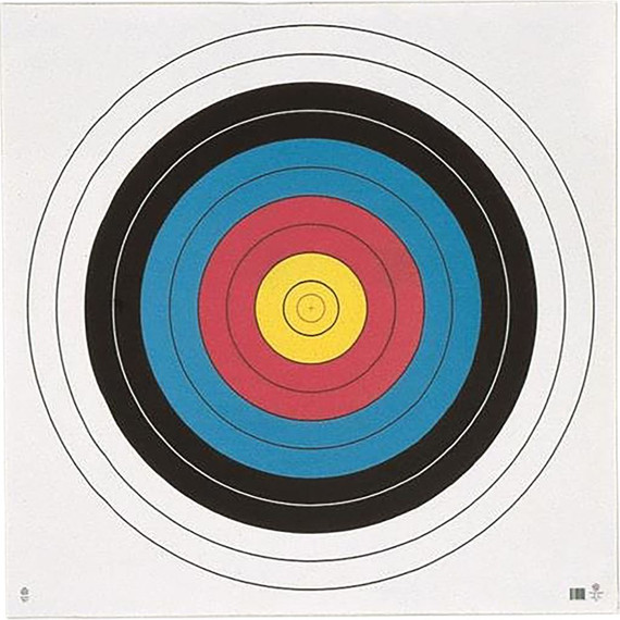 Maple Leaf Target Face FITA 10-Ring 80 cm. 12 pk. TA-80