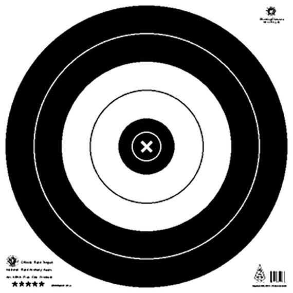 Maple Leaf Target Face NFAA Field 35 cm. 25 pk. NFF-35