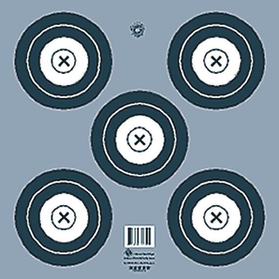 Maple Leaf Target Face NFAA Indoor 5-Spot 100 pk. NFI-2T