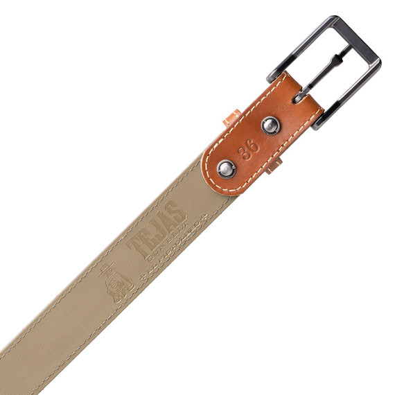 Magpul MAG127623036 Tejas EL, Pistolero Light Brown Bull Hide 36 in 1.50 in Wide Buckle Closure
