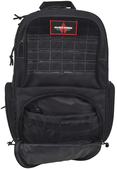 Advance Warrior Solutions JUG5DBPBL Juggernaut 5 Day Pack Black Polyester, MOLLE Front, Hydration System Compatible