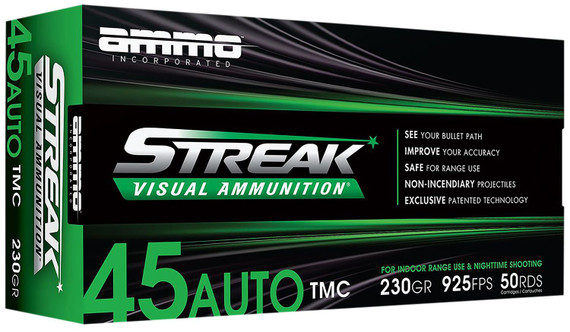 Ammo Inc 45230TMCSTRKGRN50