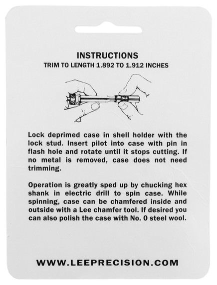 Lee Precision 90116 Case Length Gauge 22 / 250 Rem