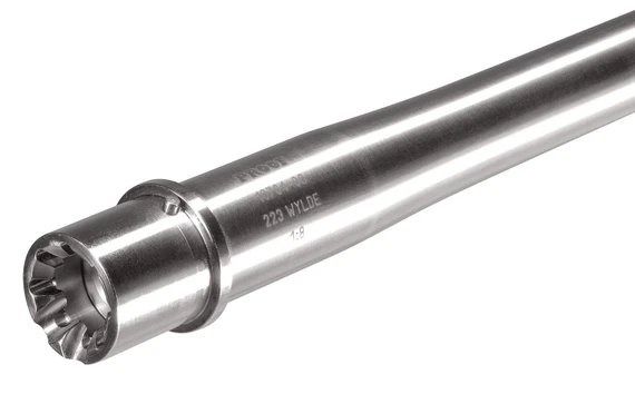 Proof Research 100462 AR-Style 223 Wylde 20 in Length Gas System 1:7 in Twist 4 Grooves, 1/2 in-28 tpi, Stainless Stainless, Rifle Barrel