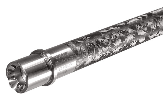 Proof Research 130438 AR-Style Barrel 6mm ARC 20 in Rifle +1 Length Gas System 1:7.5 in Twist 4 Groovest 5/8-24 tpit Carbon Fiber Wrapped
