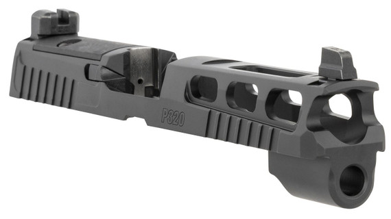Sig Sauer 8900950 P320 Sig P320 9mm Luger PVD Black Stainless Steel Optic Ready Slide XRAY3 Suppressor Sights Compatible With ROMEO1 PRO/ROMEO2