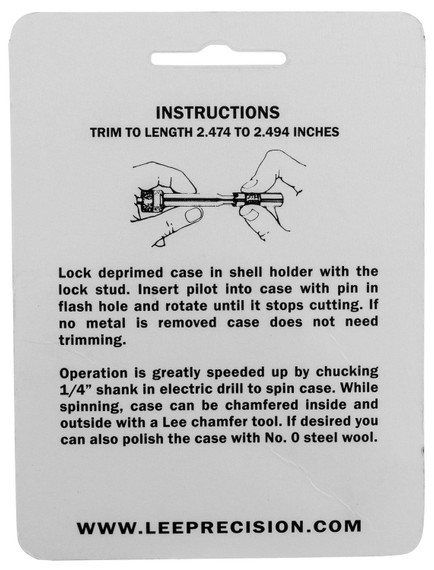 Lee Precision 90124 Case Length Gauge 25-06 Rem