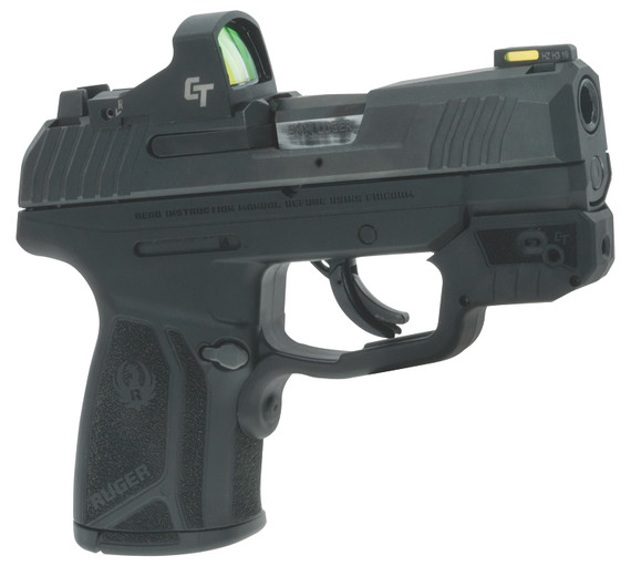 Crimson Trace 0102050 LG-Laserguard Ruger Max 9 Black Green Laser
