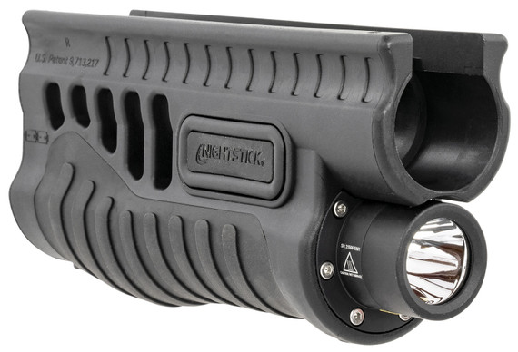 Nightstick SFL13GL, Shotgun Forend Light Black 1200 Lumens White LED Green Laser Remington 870/TAC-14