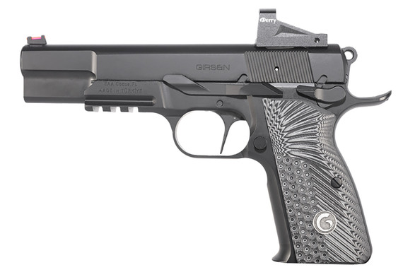 EAA GIRSAN 390466 MCP 35 OPS 9mm Luger 15+1, 4.87 in Stainless Steel Barrel, Matte Black Optic Ready/Serrated Steel Slide, Matte Black Steel Frame w/Beavertail & Picatinny Rail, EAA Far-Dot Red Dot, Pistol