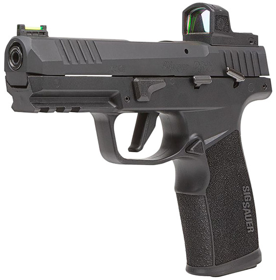 Sig Sauer 322CBRXZE P322 Compact 22 LR 20+1 (2) 4 in Threaded Barrel, Black, Optic Cut/Serrated Slide, Picatinny Rail Frame, Textured Grips, RomeoZero Elite Red Dot, Fiber Optic Sights, Pistol